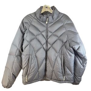 Cabela’s Womens Goose Down 650 Fill Black Puffer Quilted Jacket‎ Outdoors Sz M